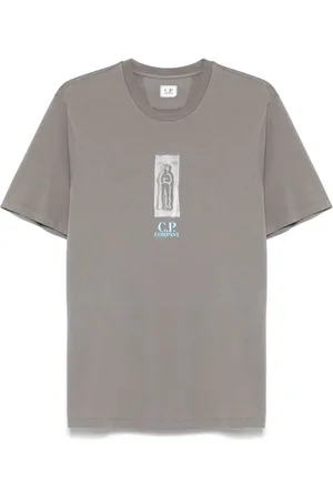 C.P. Company Playera con logo estampado