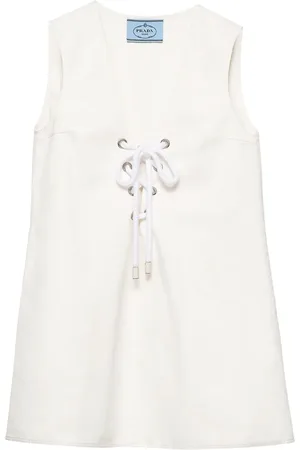 Prada Vestido corto con efecto satinado