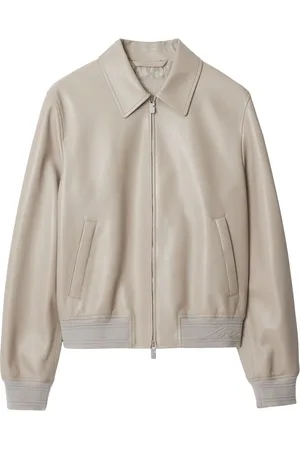 Burberry Chamarra de cuero