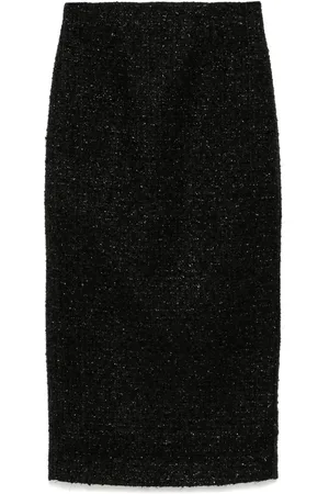 Roland Mouret Falda midi de bouclé