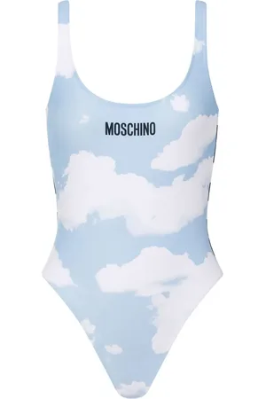 Moschino Traje de baño con nubes estampadas