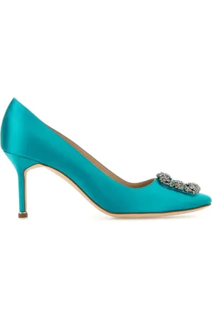 Manolo Blahnik Zapatillas Hangisi con tacón de 70mm