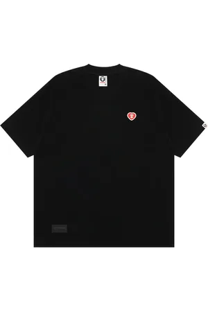 A Bathing Ape Playera con logo en relieve