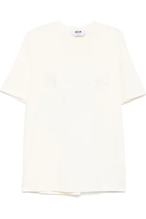 Msgm Playera con logo estampado