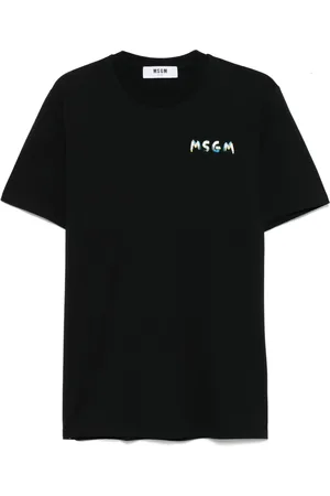 Msgm Playera con logo estampado