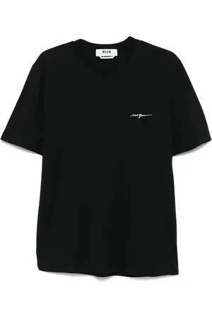 Msgm Playera con logo bordado