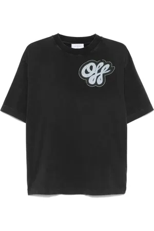 OFF-WHITE Playera con dibujo a mano
