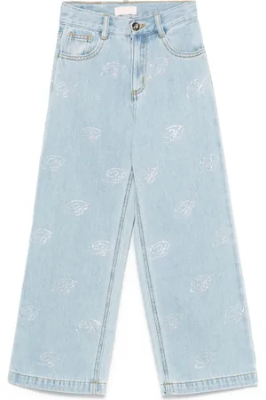 MISS BLUMARINE Jeans con detalle del logo