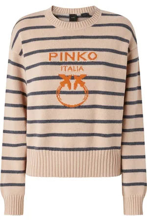 Pinko Suéter con motivo Love Birds en intarsia