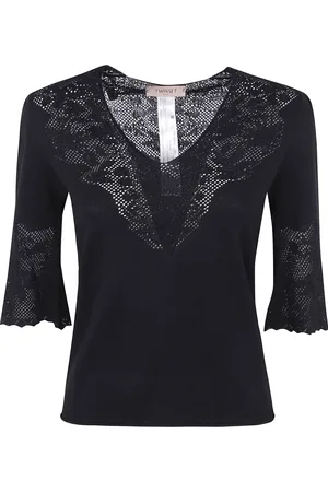 Twin-Set Playera con detalle calado