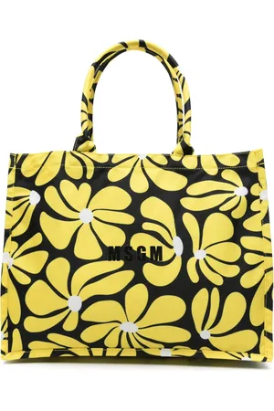 Msgm Tote con estampado floral