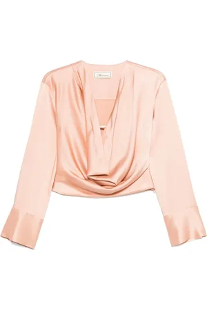 BLUMARINE Blusa con cuello desbocado
