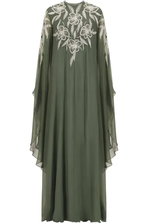 Dina Melwani Vestido de fiesta con detalles