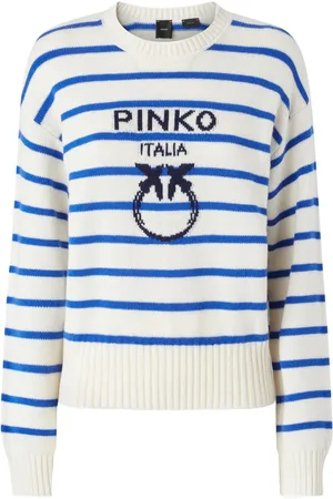 Pinko Suéter con motivo Love Birds en intarsia
