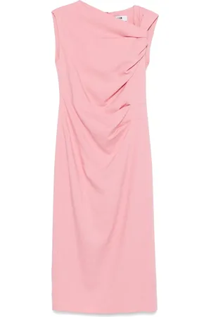 Msgm Vestido midi con diseño asimétrico