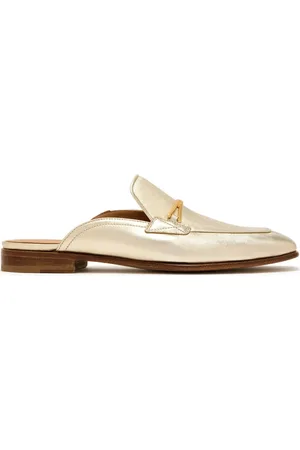 Magnanni Mules con efecto metalizado