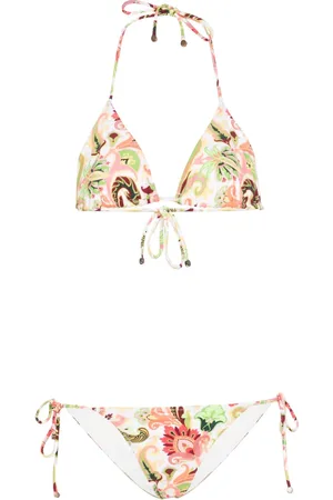Etro Bikini con estampado de cachemira
