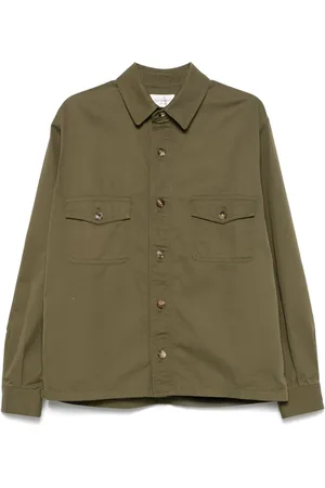 Saint Laurent Sobrecamisa de algodón