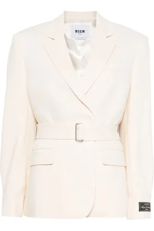 Msgm Blazer con cinturón