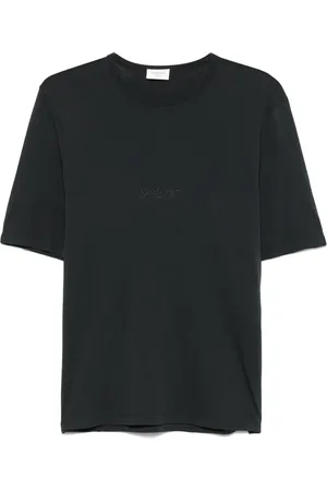 Saint Laurent Playera con cuello redondo