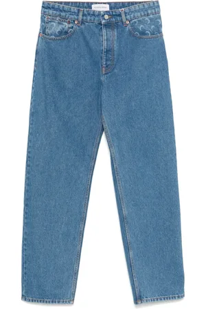 Marine Serre Jeans con láser de luna