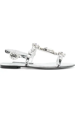 Dolce & Gabbana Sandalias con detalles de cristal