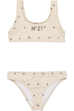 Nº21 Bikini con palmeras estampadas