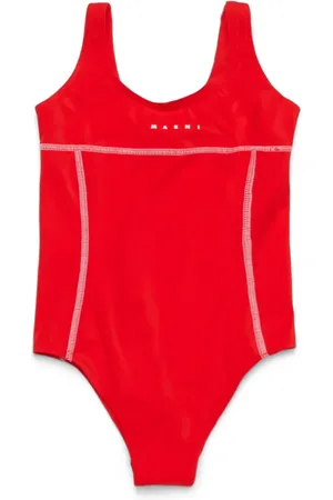 Marni Traje de baño con logo estampado