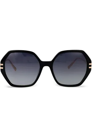 Chopard Lentes de sol con armazón geométrica