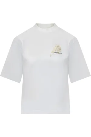 OFF-WHITE Playera con motivo Roses Arrows