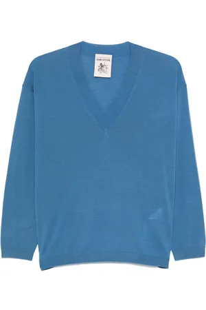 SEMICOUTURE Suéter con cuello en V