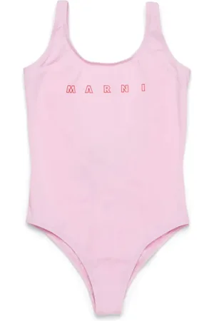 Marni Traje de baño con logo estampado