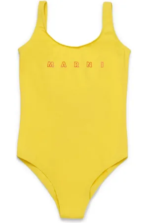 Marni Traje de baño con logo estampado