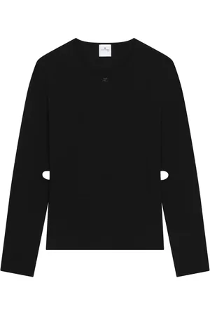 Courrèges Suéter con aberturas