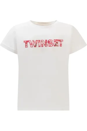 Twin-Set Playera con logo estampado