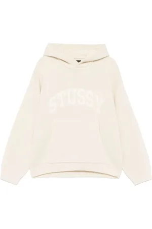 STUSSY Hoodie tejida con parche