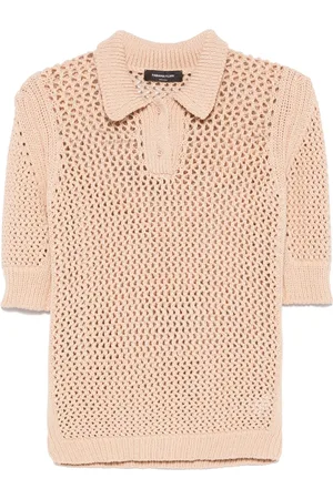 Fabiana Filippi Playera tipo polo de tejido flojo