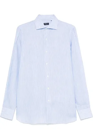Finamore Camisa con rayas estampadas
