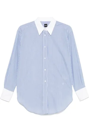 HUGO BOSS Camisa con rayas estampadas