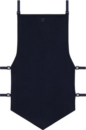Courrèges Camiseta con detalle de lencería