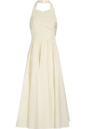 Patou Vestido largo con cuello halter