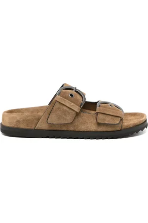 James Perse Flip flops de gamuza con hebilla