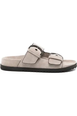 James Perse Flip flops de gamuza con hebilla