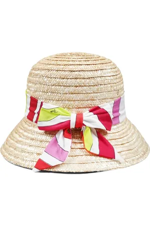 PUCCI Junior Sombrero de verano con estampado Marmo