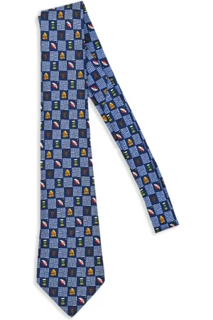 Hermès Corbata estampada 1990-2000