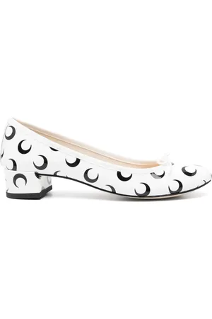 Marine Serre Zapatillas Camille de 35mm de x Repetto