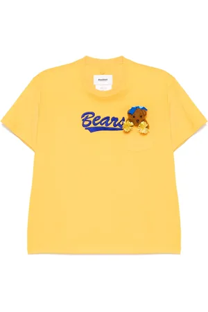DOUBLET Playera con motivo de osito animador