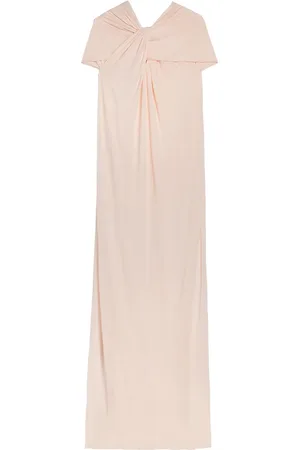 Jil Sander Vestido largo con diseño drapeado