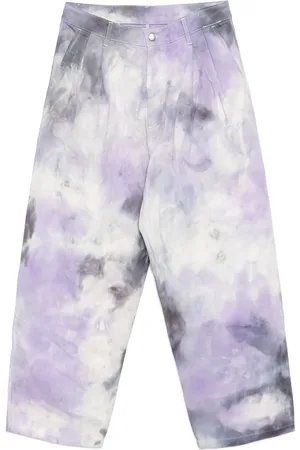 Stain Shade Pantalones con estampado tie-dye