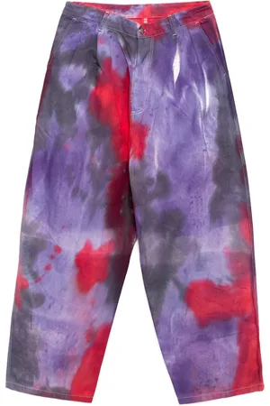 Stain Shade Pantalones con estampado tie-dye